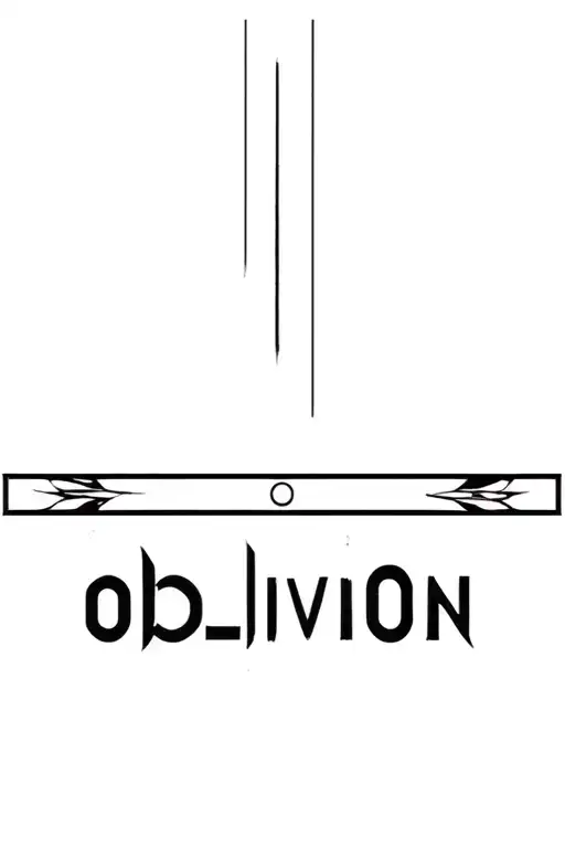 "oblivion"  oblivion  tattoo design idea