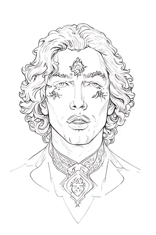 "Monroe Messiah " names written tattoo design idea