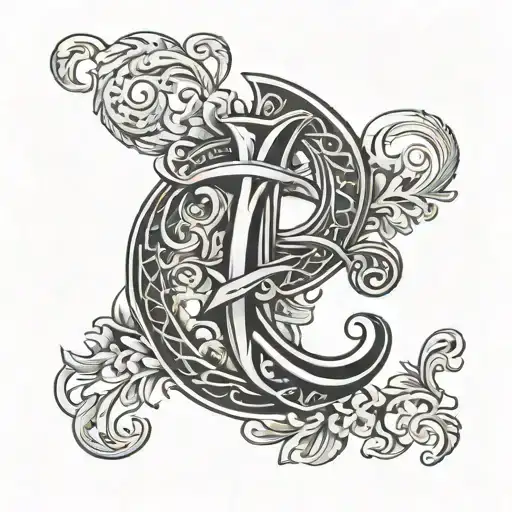 no 14 tamil letters in one tattoo design idea