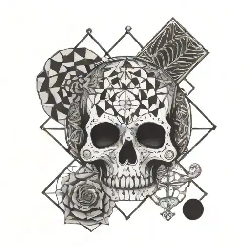 memento mori memento vivere tattoo design idea