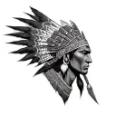 inca warrior tattoo design idea