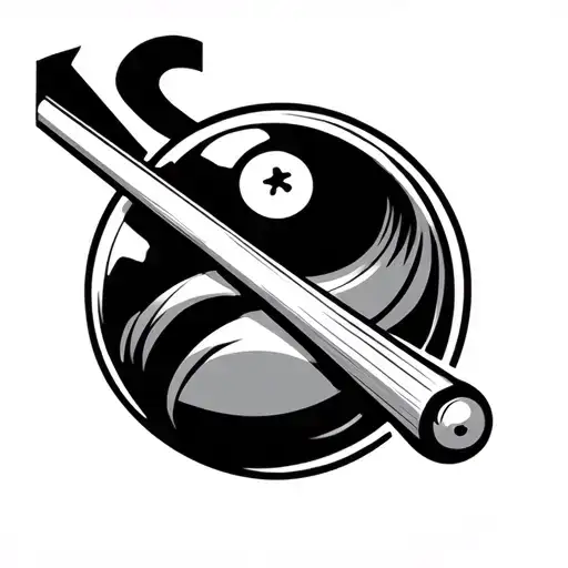 billiards low voltage wire tattoo design idea