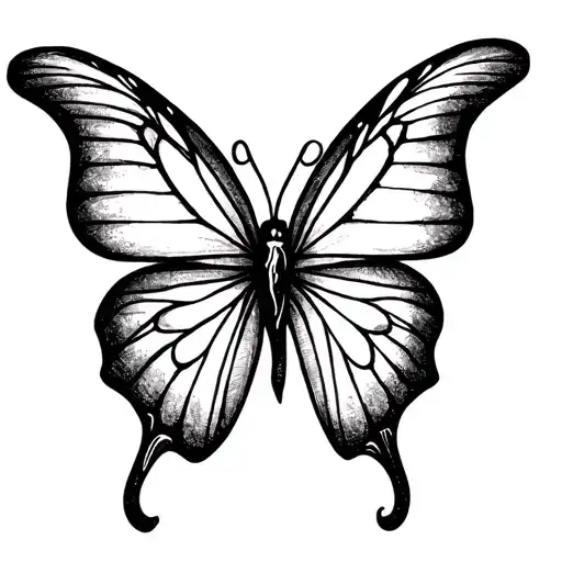 small butterfly tattoo to represent my daughter on my tricep tattoo design idea