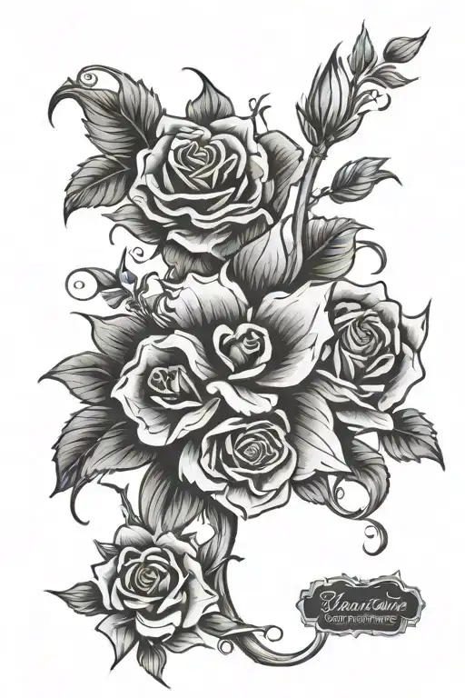 freehand leg tattoo tattoo design idea