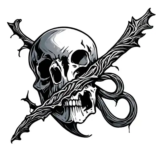 Flail tattoo design idea