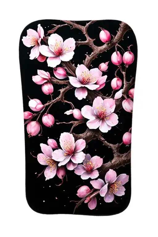 Cherry Blossom tattoo design idea