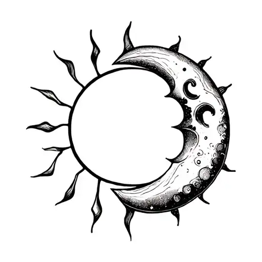 mix of moon and sun zodiac sign. I want the sun part with the leo sign then a lign that links to moon libra sign.  tattoo design idea