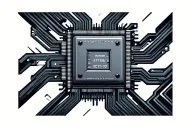 mos 6502 chip implanted tattoo design idea