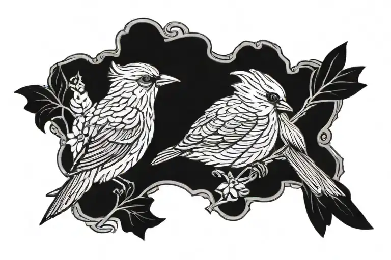 see you soon and bird tattoo design idea