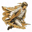 luke skywalker tattoo design idea