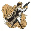 luke skywalker tattoo design idea
