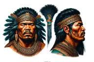 Maori Warrior tattoo design idea