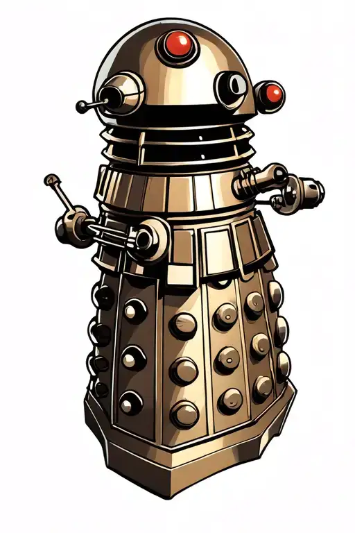 Dalek tattoo design idea