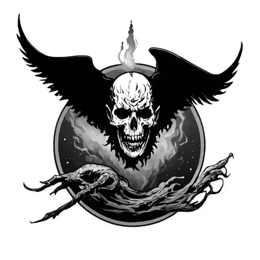 Stronger Than The Storm tattoo design idea
