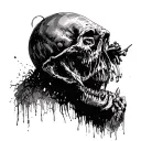 the frayed ends of sanity tattoo design idea