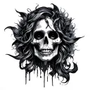 the frayed ends of sanity tattoo design idea