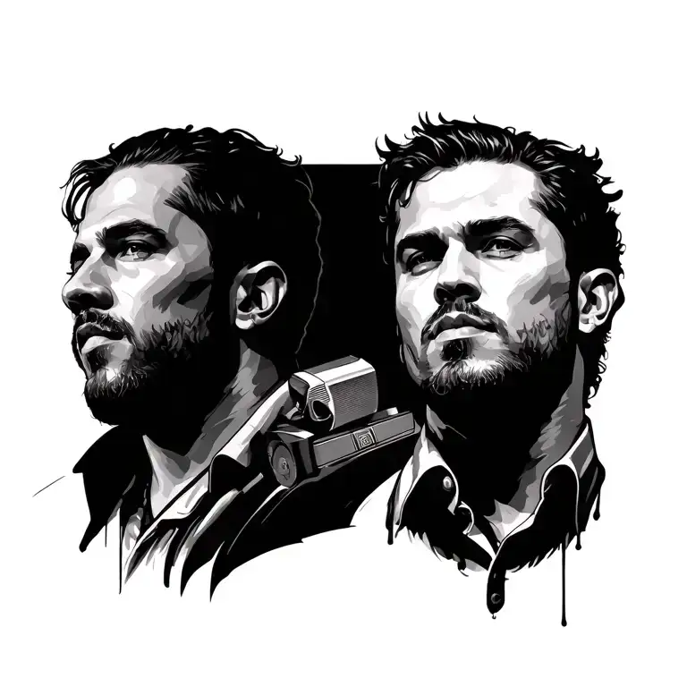 similar to actor dual jonson tattoo design idea