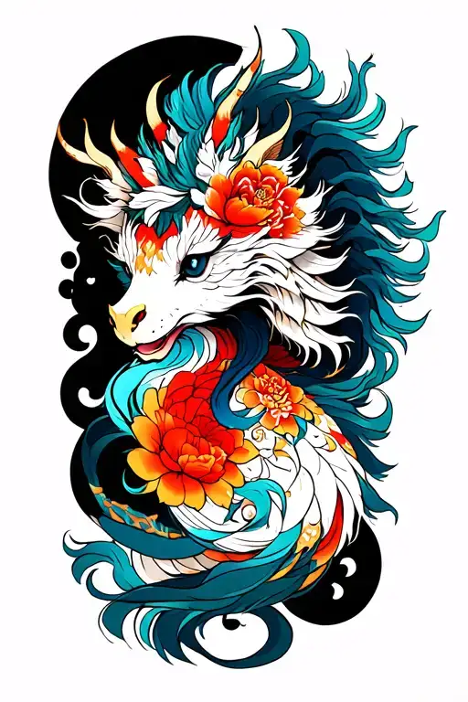 Kirin tattoo design idea