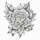 Draw me a tattoo that stands for self-love, growth, healing and inner balance. tattoo design idea