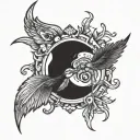 spiritual tattoo design idea