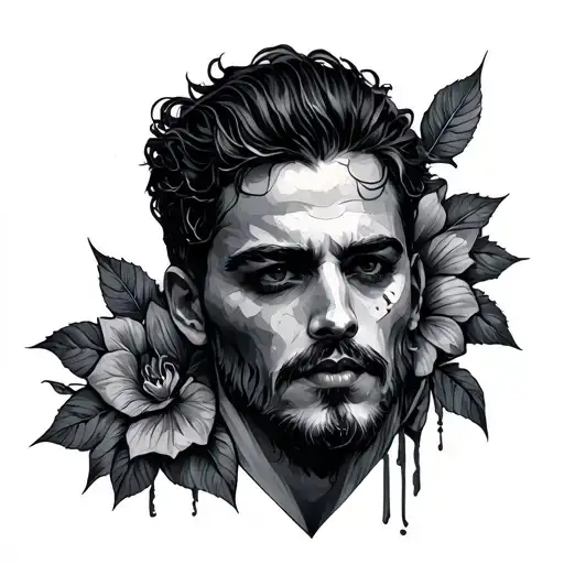 Rod tattoo design idea