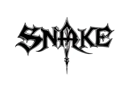 "Snake Sword" tattoo design idea