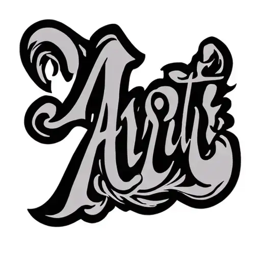aarti name tattoo tattoo design idea