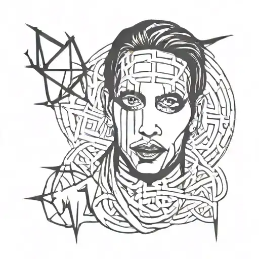 Marilyn Manson songs tattoo design idea