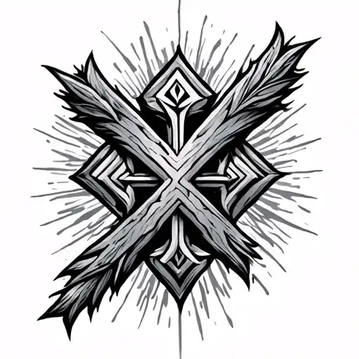Nordic Cross tattoo design idea