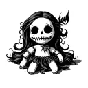 Voodoo Doll tattoo design idea