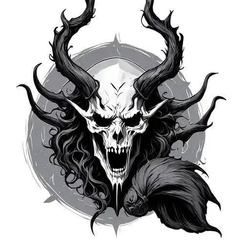 7 Princes Of Hell tattoo design idea