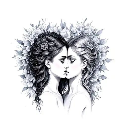 Virgo And Gemini tattoo design idea