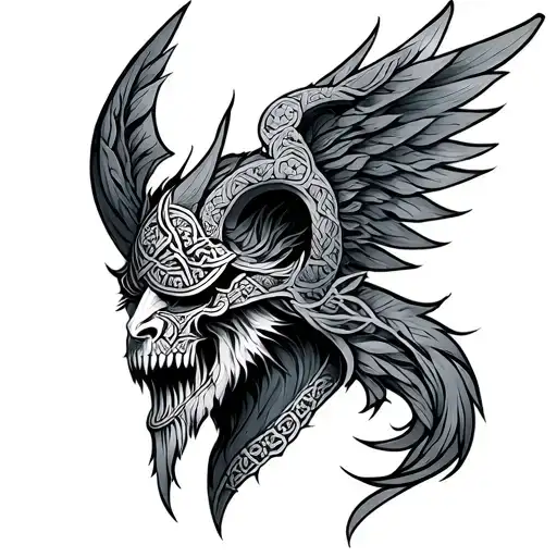 Warrior Celtic tattoo design idea