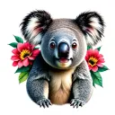 koala tattoo design idea