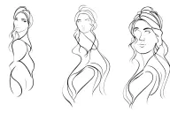 Latina woman tattoo design idea