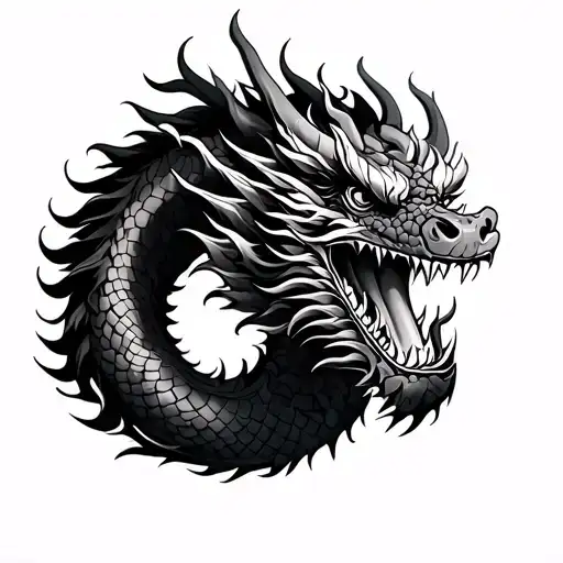 yakuza sleeve tattoo dragon tattoo design idea