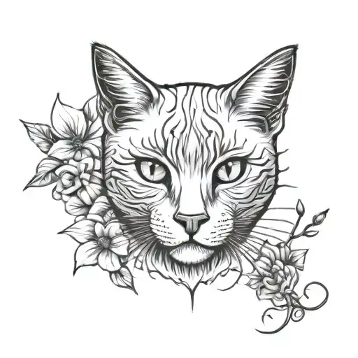 Kat in an emo style tattoo tattoo design idea