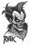 Ryuk tattoo design idea