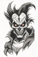 Ryuk tattoo design idea