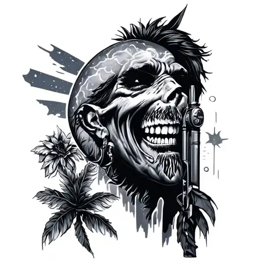 astroworld tattoo design idea