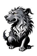 Cerberus tattoo design idea