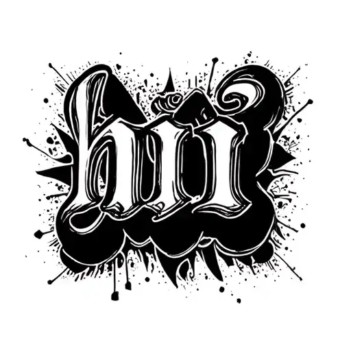 "hi" a zach bryan lyrics tattoo design idea