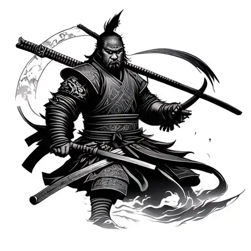 Ronin Samurai tattoo design idea