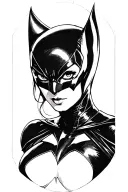 catwoman from Batman begins tattoo design idea