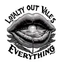 Loyalty Out Values Everything tattoo design idea