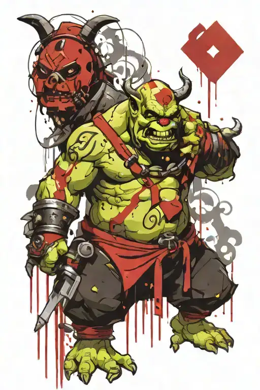 ogre magi dota 2 gambling tattoo design idea