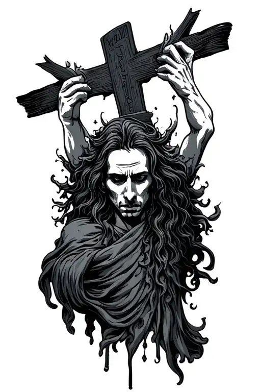 Hard fought hallelujah tattoo design idea