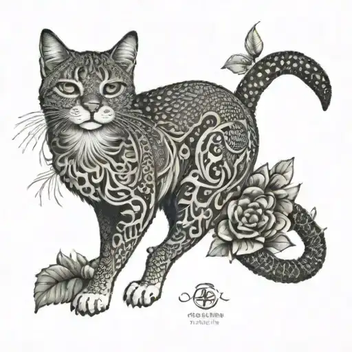 Cataleya ecuadorian tattoo design idea