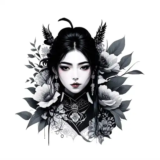 Korean tattoo design idea