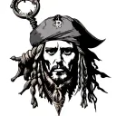 Jack Sparrow Compass tattoo design idea